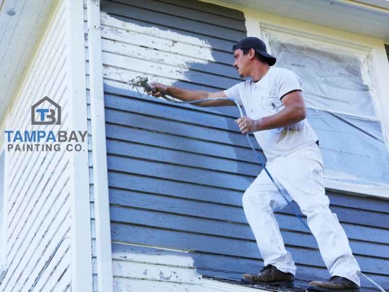 How often should the exterior of a house be painted?